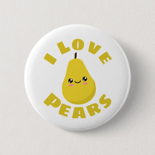 I Liebe Pears Button (Vorderseite)