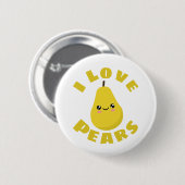 I Liebe Pears Button (Vorne & Hinten)