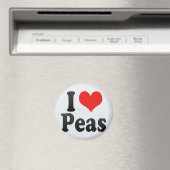 I Liebe Peas Magnet (In Situ (Geschirrspüler))