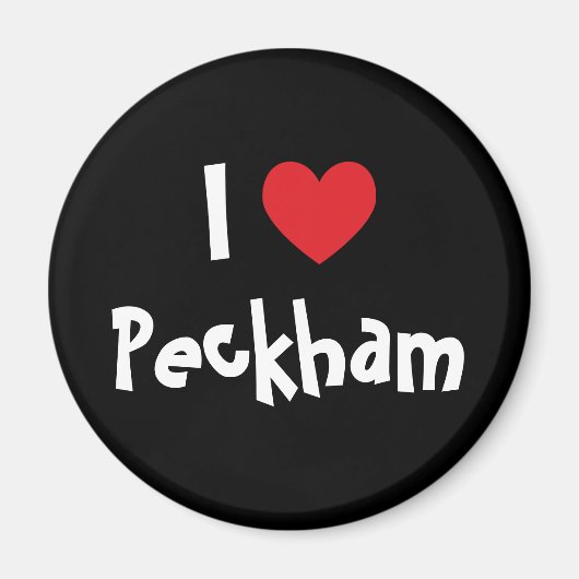 I Liebe Peckham Magnet (Vorne)