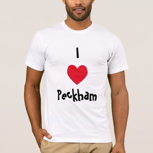 I Liebe Peckham T-Shirt (Vorderseite)