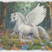 I LIEBE PEGASI Schöne Pegasus Stickers Aufkleber (Vorderseite)