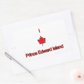 I Liebe PEI Prince Edward Island Rechteckiger Aufkleber (Umschlag)