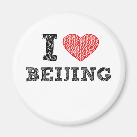I Liebe Peking Magnet (Vorne)