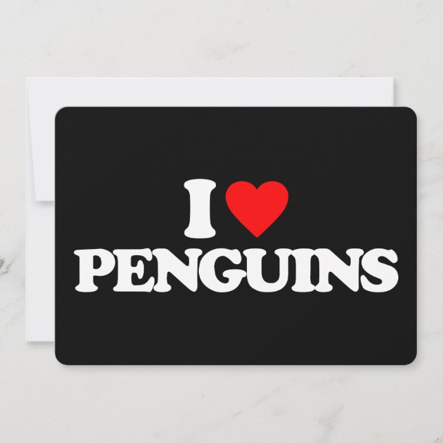 I LIEBE PENGUINS (Vorderseite)