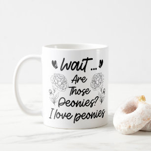 I Liebe Peonies Peony Blume Lover Muttertagspass Kaffeetasse