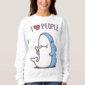 I Liebe People Sweatshirt (Vorderseite)