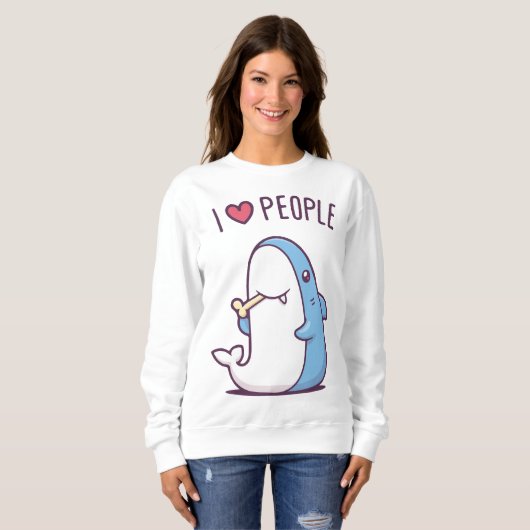 I Liebe People Sweatshirt (Vorne ganz)