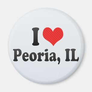 I Liebe Peoria, IL Magnet