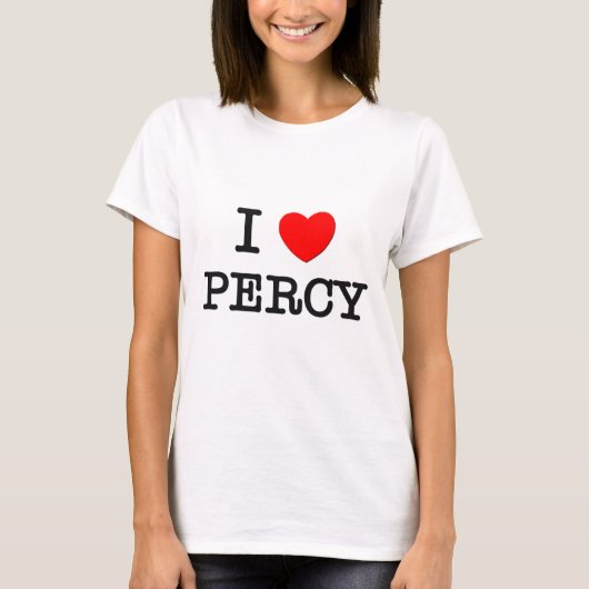 I Liebe Percy T-Shirt (Vorderseite)
