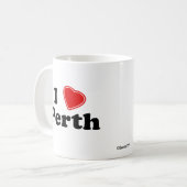 I Liebe Perth Kaffeetasse (Vorderseite Links)