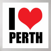 I Liebe Perth Poster (Vorne)
