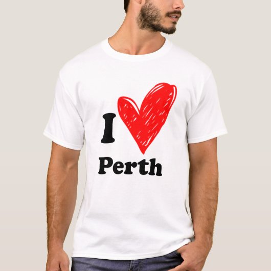 I Liebe Perth T-Shirt (Vorderseite)