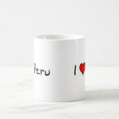 I Liebe Peru Kaffeetasse (Mittel)