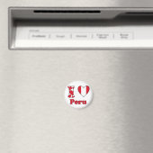I Liebe Peru Magnet (In Situ (Geschirrspüler))