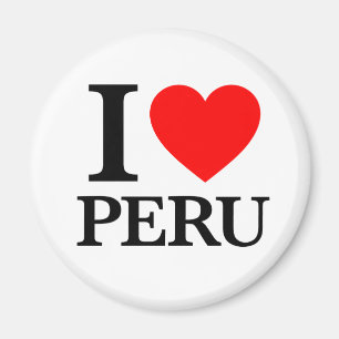 I Liebe Peru Magnet