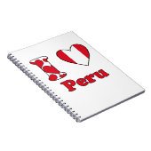 I Liebe Peru Notizblock (Rechte Seite)