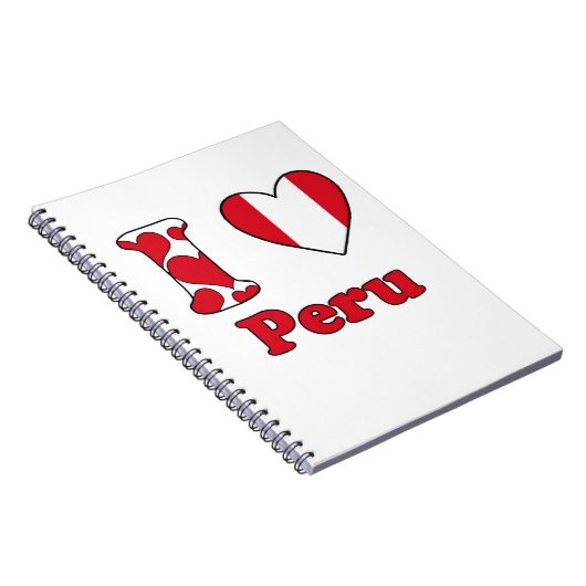 I Liebe Peru Notizblock (Rechte Seite)