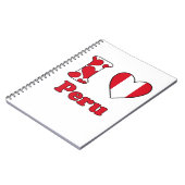 I Liebe Peru Notizblock (Linke Seite)