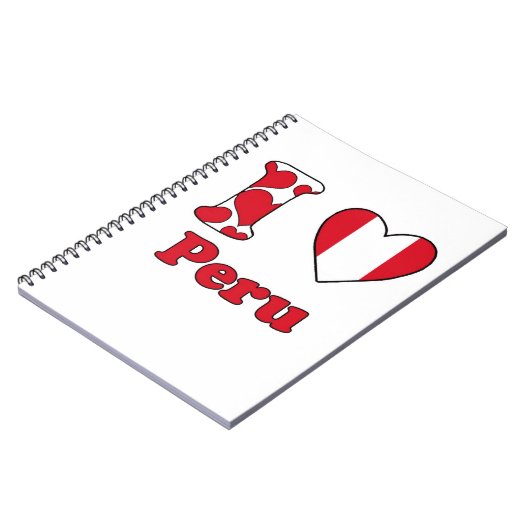 I Liebe Peru Notizblock (Linke Seite)