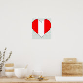 I Liebe Peru Poster (Küche)