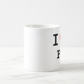 I Liebe-PET Kaffeetasse (Mittel)