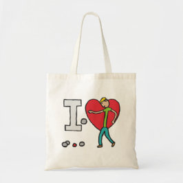 I Liebe Petanque Tragetasche