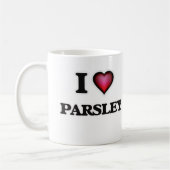 I Liebe-Petersilie Kaffeetasse (Links)
