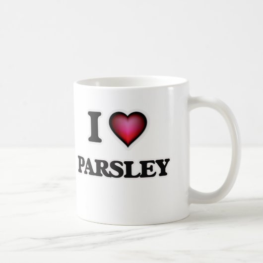 I Liebe-Petersilie Kaffeetasse (Rechts)