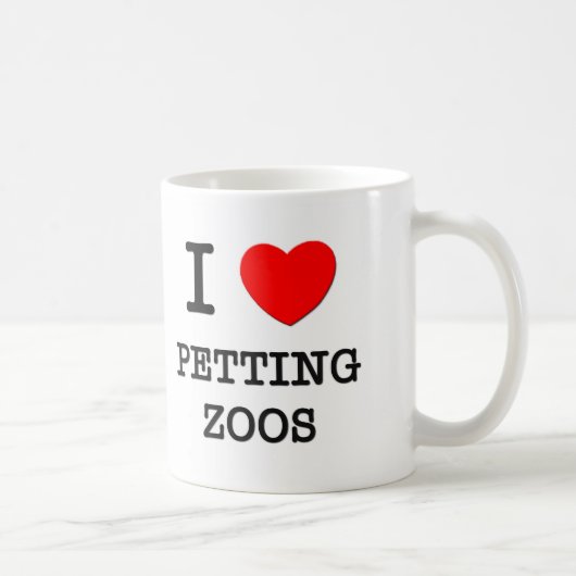 I Liebe-Petting Zoos Kaffeetasse (Rechts)