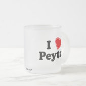 I Liebe Peyton Mattglastasse (VorderseiteRechts)