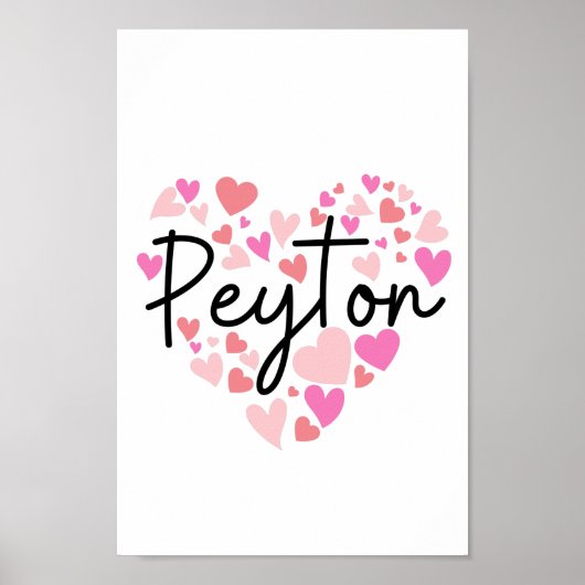 I Liebe Peyton Poster (Vorne)