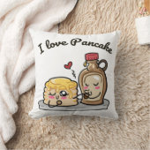 I Liebe Pfannkuchen Kissen (Decke)