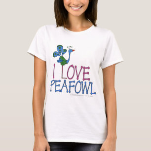 I LIEBE PFAU T-Shirt