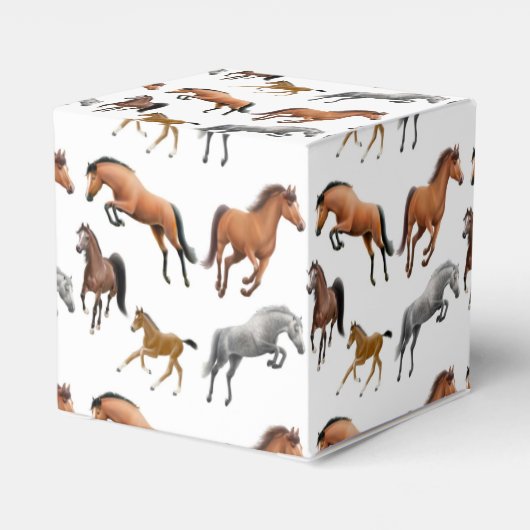 I Liebe Pferde Gefälligkeitsboxen Geschenkschachtel (Rückseite)