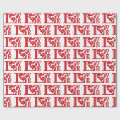 I Liebe Pferde Geschenkpapier (Flach)