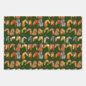 I Liebe Pferde Geschenkpapier Set (Vorderseite)