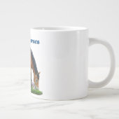 I Liebe Pferde Jumbo-Tasse (Rechts)