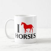 I Liebe-Pferde Kaffeetasse (Links)