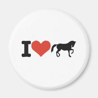 I Liebe Pferde Magnet