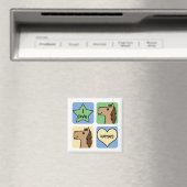 I Liebe Pferde Magnet (In Situ (Geschirrspüler))