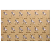 I Liebe Pferde - Paint Horse Fabric Stoff (Fat Quarter (45,7 x 55,9 cm))
