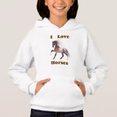 I Liebe Pferde - Paint Horse Sweatshirt (Vorderseite)