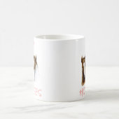 I Liebe Pferde Portrait Kaffeetasse (Mittel)