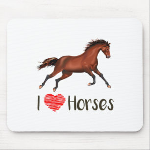 I Liebe Pferde Reiten Reiten Reitsport Mousepad