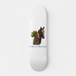 I Liebe Pferde Skateboard
