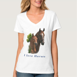 I Liebe Pferde T-Shirt