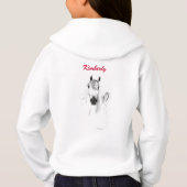 I Liebe-PferdemädchenHoodie Hoodie (Rückseite)