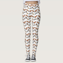 I Liebe-Pferdepferdeartige Kunst-Leggings Leggings