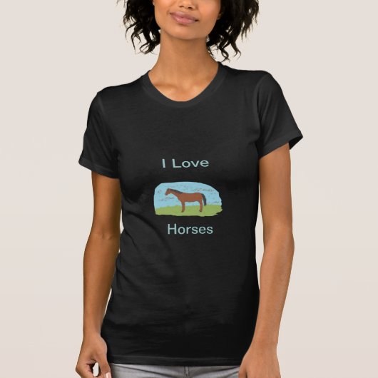 I Liebe-PferdeT - Shirt (Vorderseite)